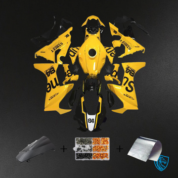 Honda CBR1000RR (2017-2023) Yellow & Black Fairing Kit - Aftermarket ABS Bodywork