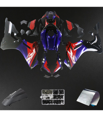 Honda CBR1000RR (2017-2023) Blue, Red & Black - MERGEment Motorcycle Fairings Kit