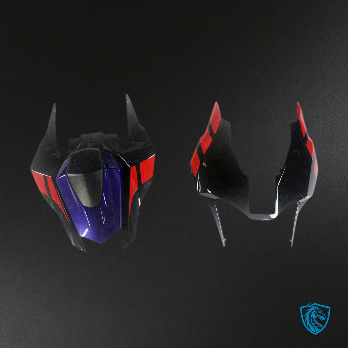 Honda CBR1000RR (2017-2023) Blue, Red & Black - MERGEment Motorcycle Fairings Kit