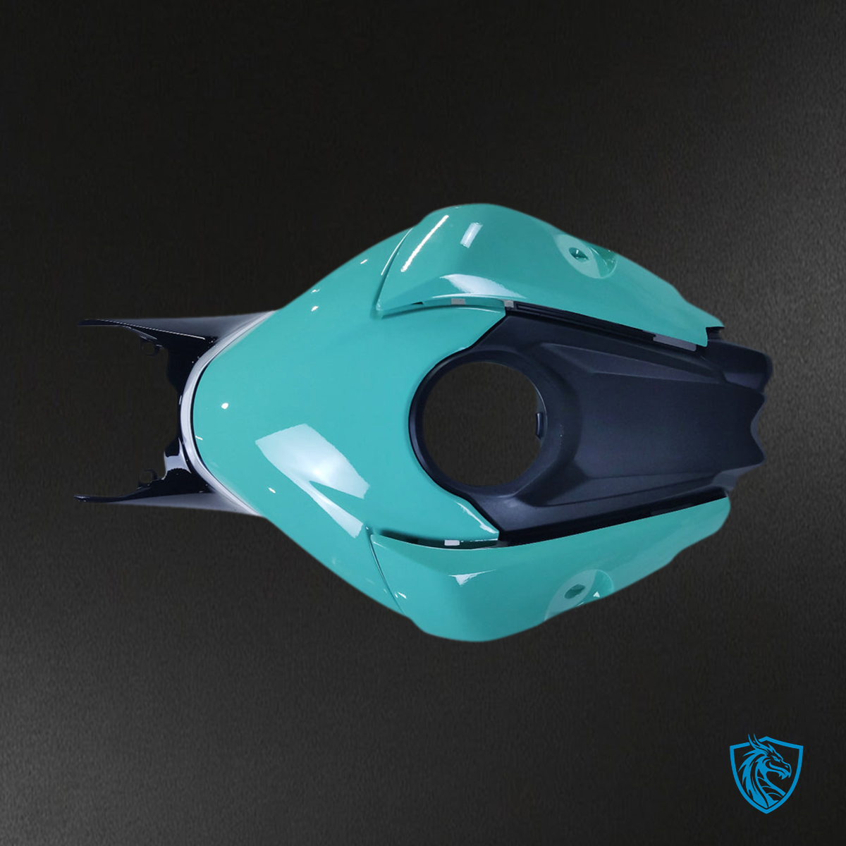 Honda CBR1000RR (2017-2023) Gloss Cyan, White & Black - Custom ABS Fairing Kit