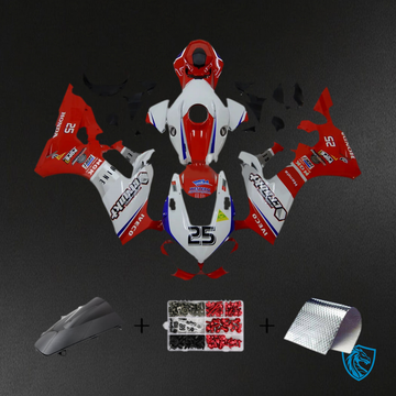Honda CBR1000RR (2017-2023) Red, White & Blue - MERGEment Motorcycle Fairings Kit