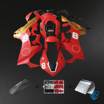 Honda CBR1000RR (2017-2023) Red & Gold Fairing Kit - Aftermarket ABS Bodywork