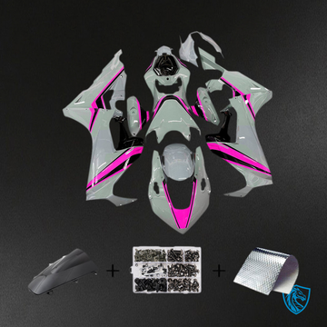 Honda CBR1000RR (2017-2023) Gloss White, Pink & Black - MERGEment Motorcycle Fairings Kit