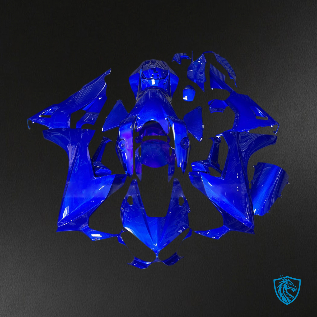 Honda CBR1000RR (2017-2023) Gloss Blue Fairing Kit - Aftermarket ABS Bodywork