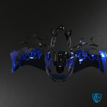 Honda CBR1100XX (1996-2007) Blue Flame - Custom ABS Fairing Kit