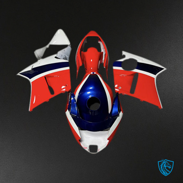 Honda CBR1100XX (1996-2007) Blue, Red & White - MERGEment Motorcycle Fairings Kit