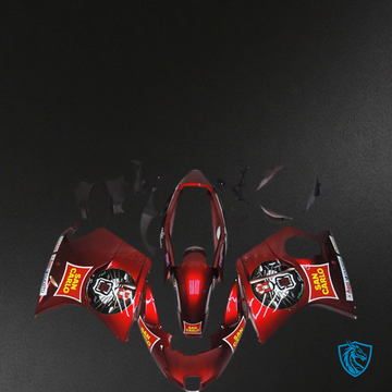 Honda CBR1100XX (1996-2007) Red Carlo - MERGEment Motorcycle Fairings Kit