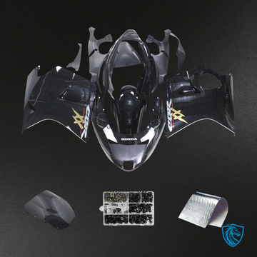 Honda CBR1100XX (1996-2007) Super Black Bird Black - Fairing Kit