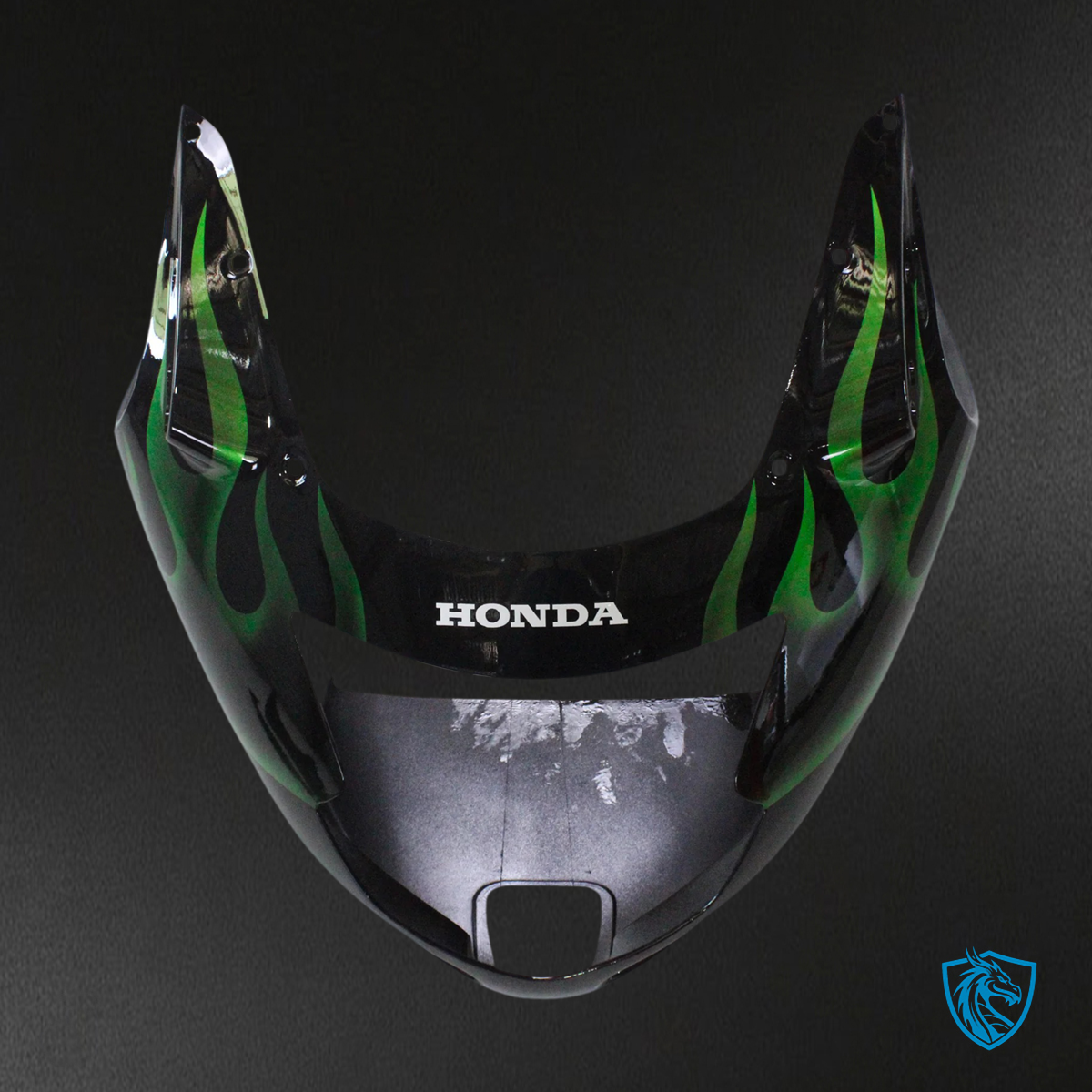 Honda CBR1100XX (1996-2007) Super Black Bird Green & Black - Fairing Kit