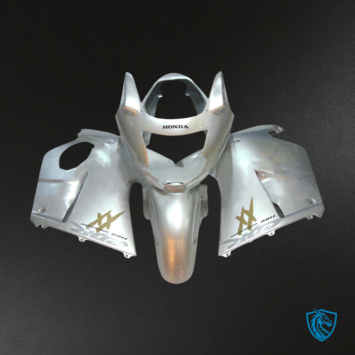 Honda CBR1100XX (1996-2007) Super Black Bird Silver - Fairing Kit