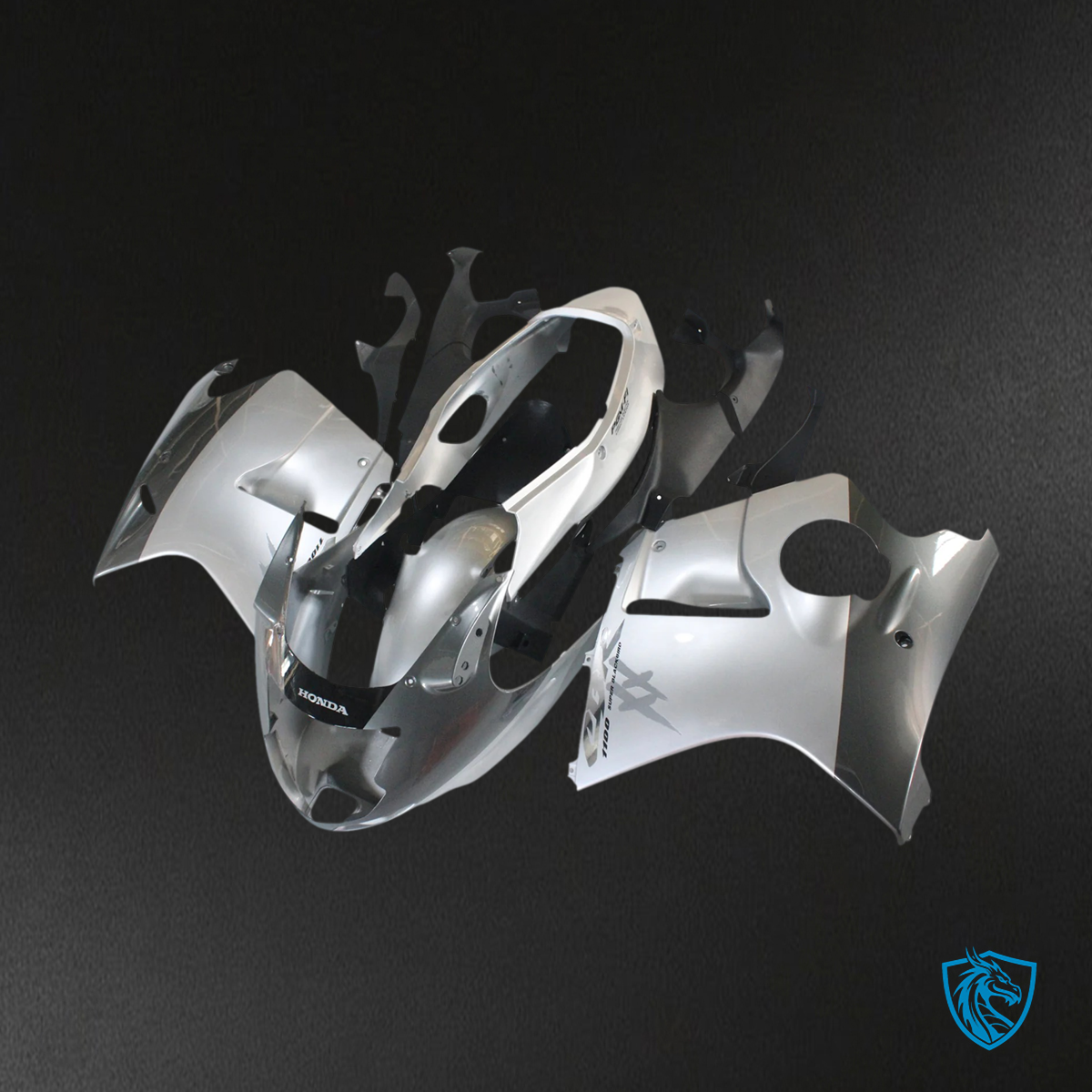Honda CBR1100XX (1996-2007) Super Black Bird Sliver - Fairing Kit
