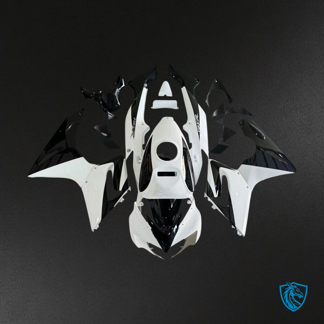 Honda CBR125R (2002-2006) Black & White - Fairing Kit