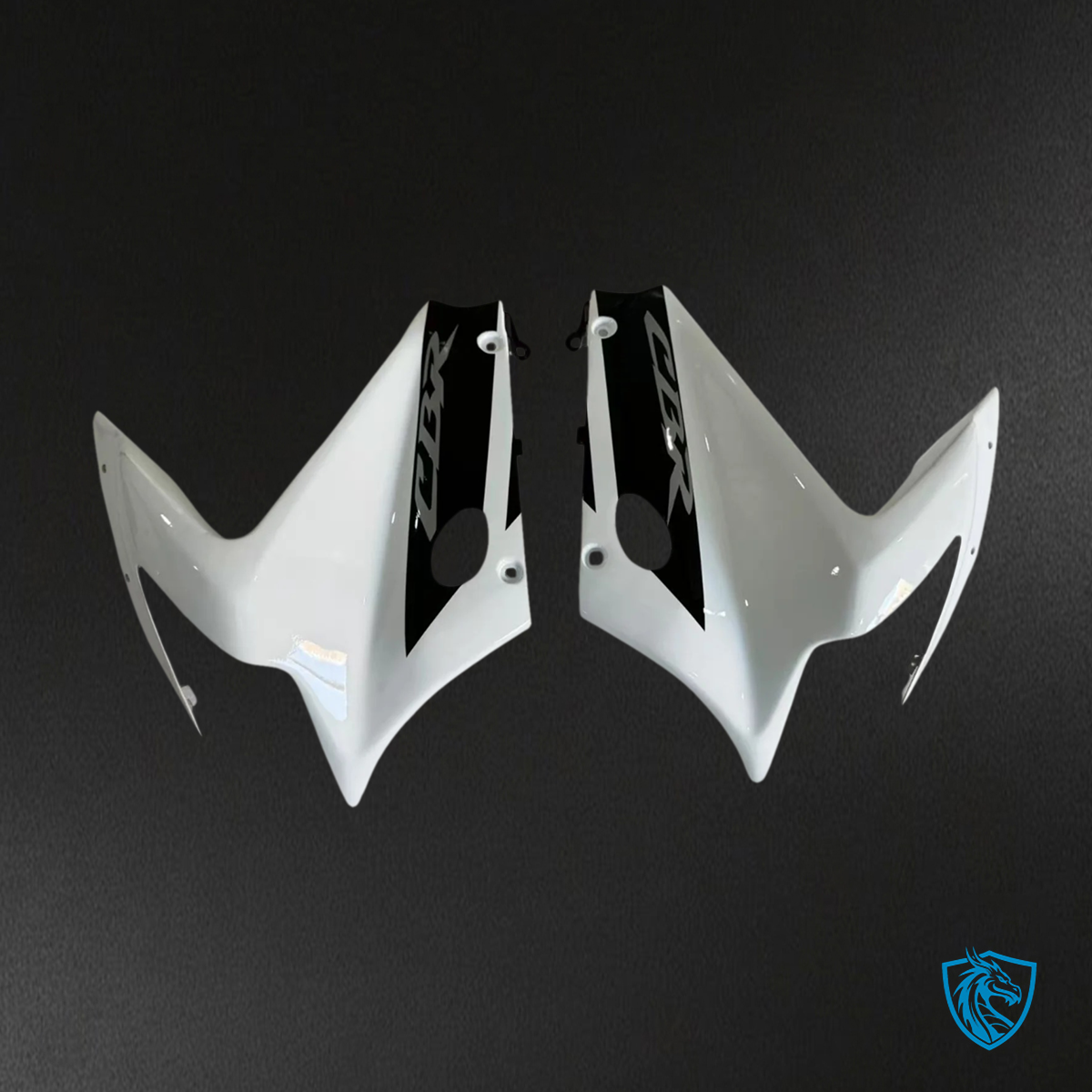 Honda CBR125R (2002-2006) Black & White - Fairing Kit