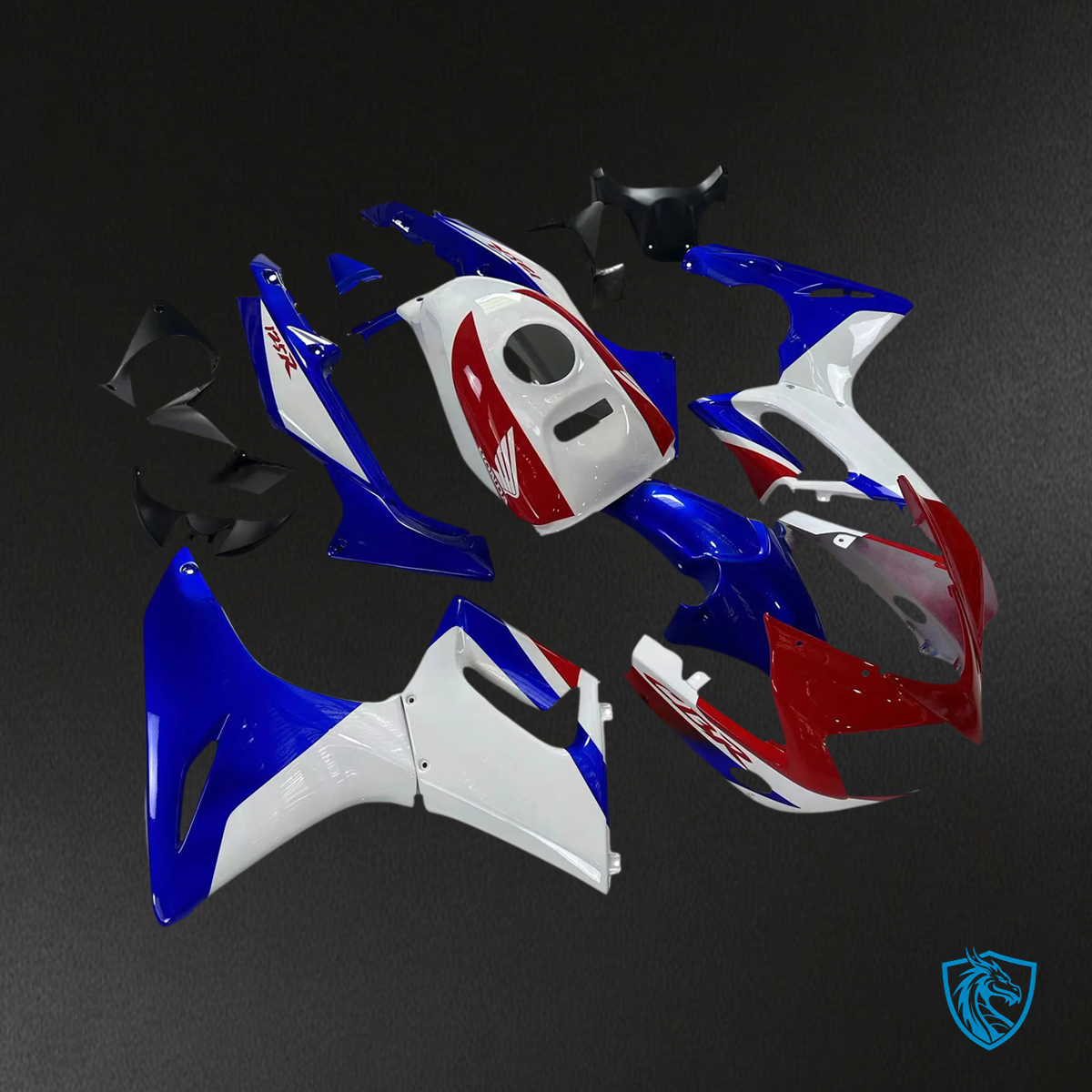 Honda CBR125R (2002-2006) Red & Blue - Fairing Kit