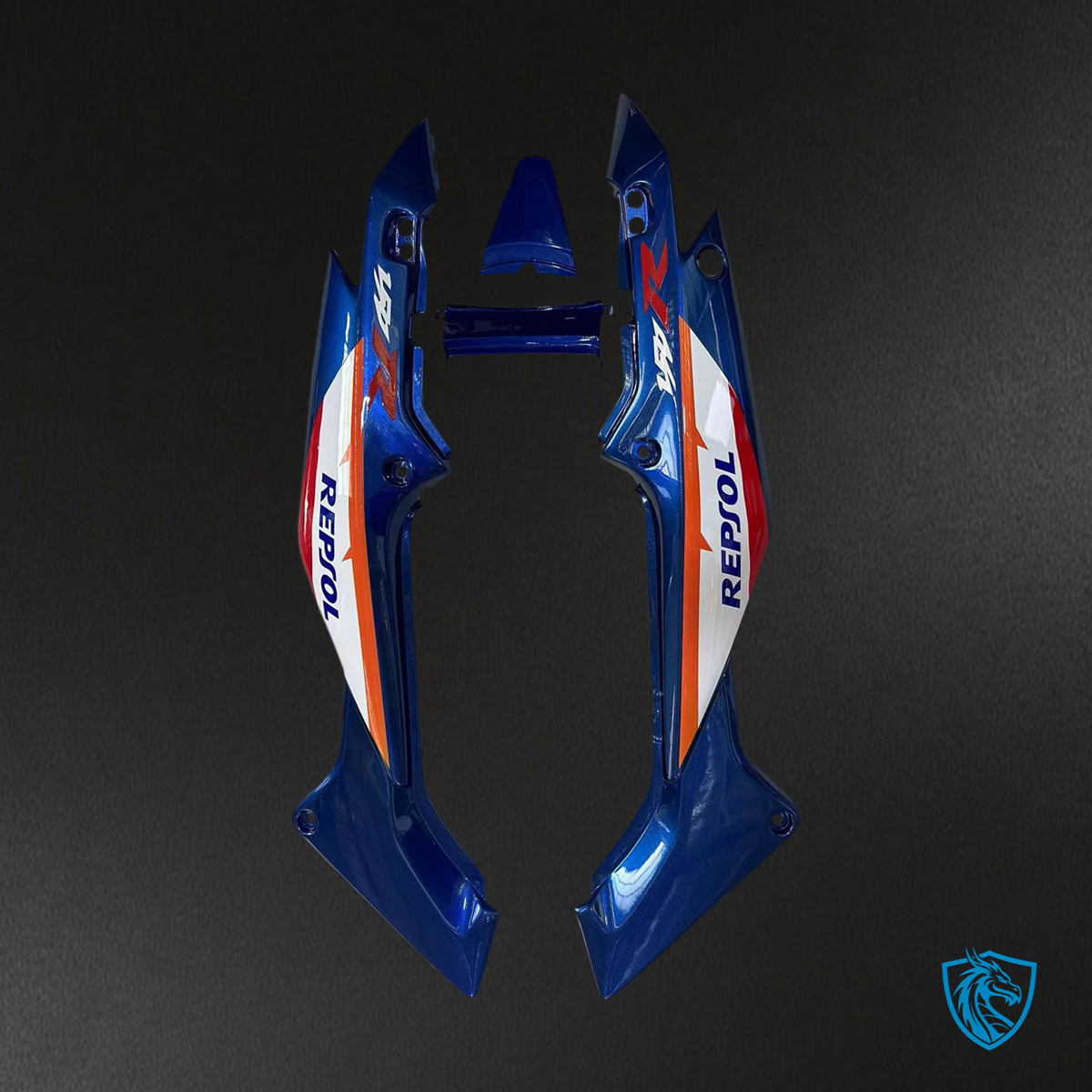 Honda CBR125R (2002-2006) Red & Orange Repjol - Fairing Kit