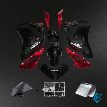 Honda CBR250R (2011-2015) Black & Red - Fairing Kit