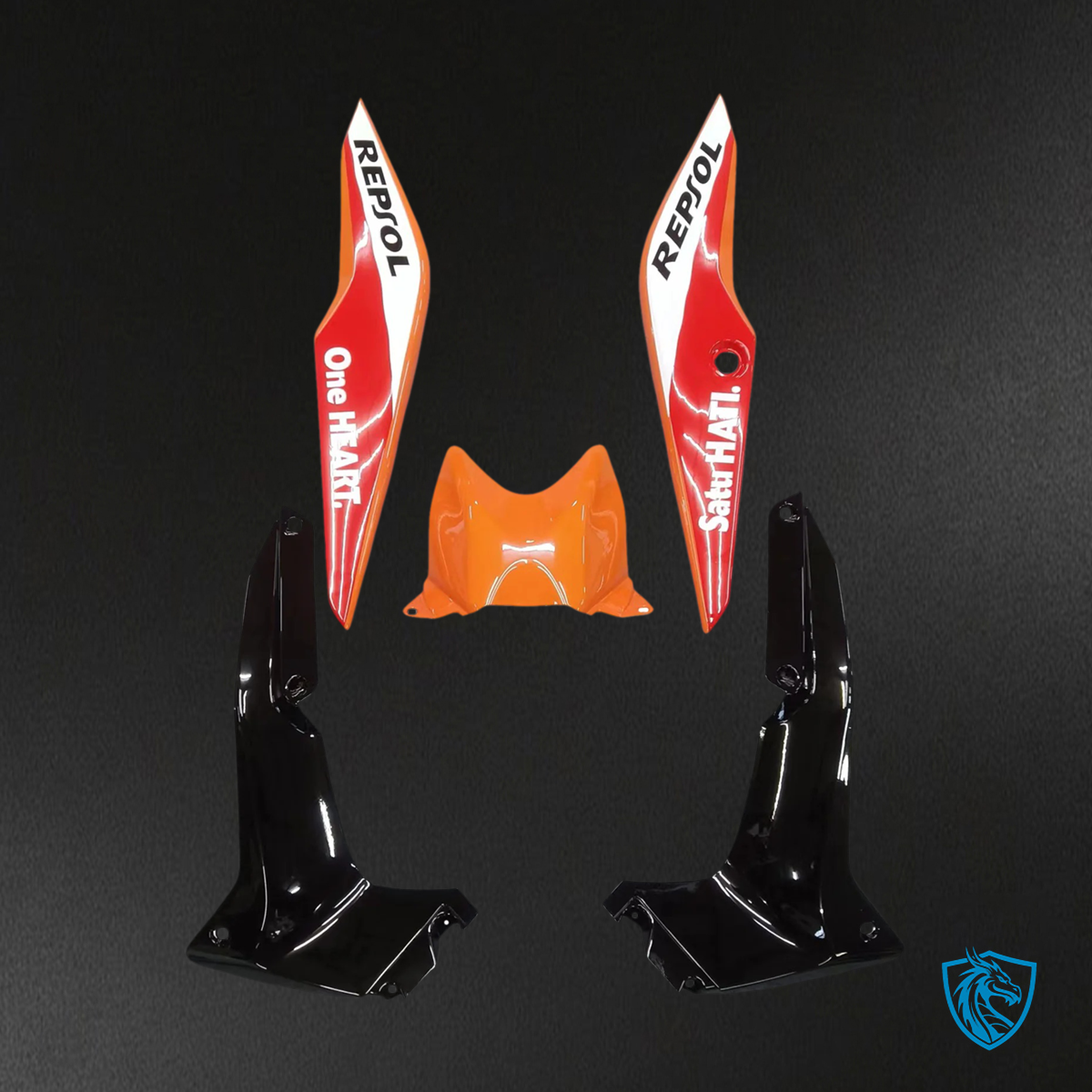 Honda CBR250R (2011-2015) Orange & Red - Fairing Kit