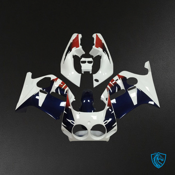 Honda CBR250RR (1988-1989) White & Blue - Fairing Kit
