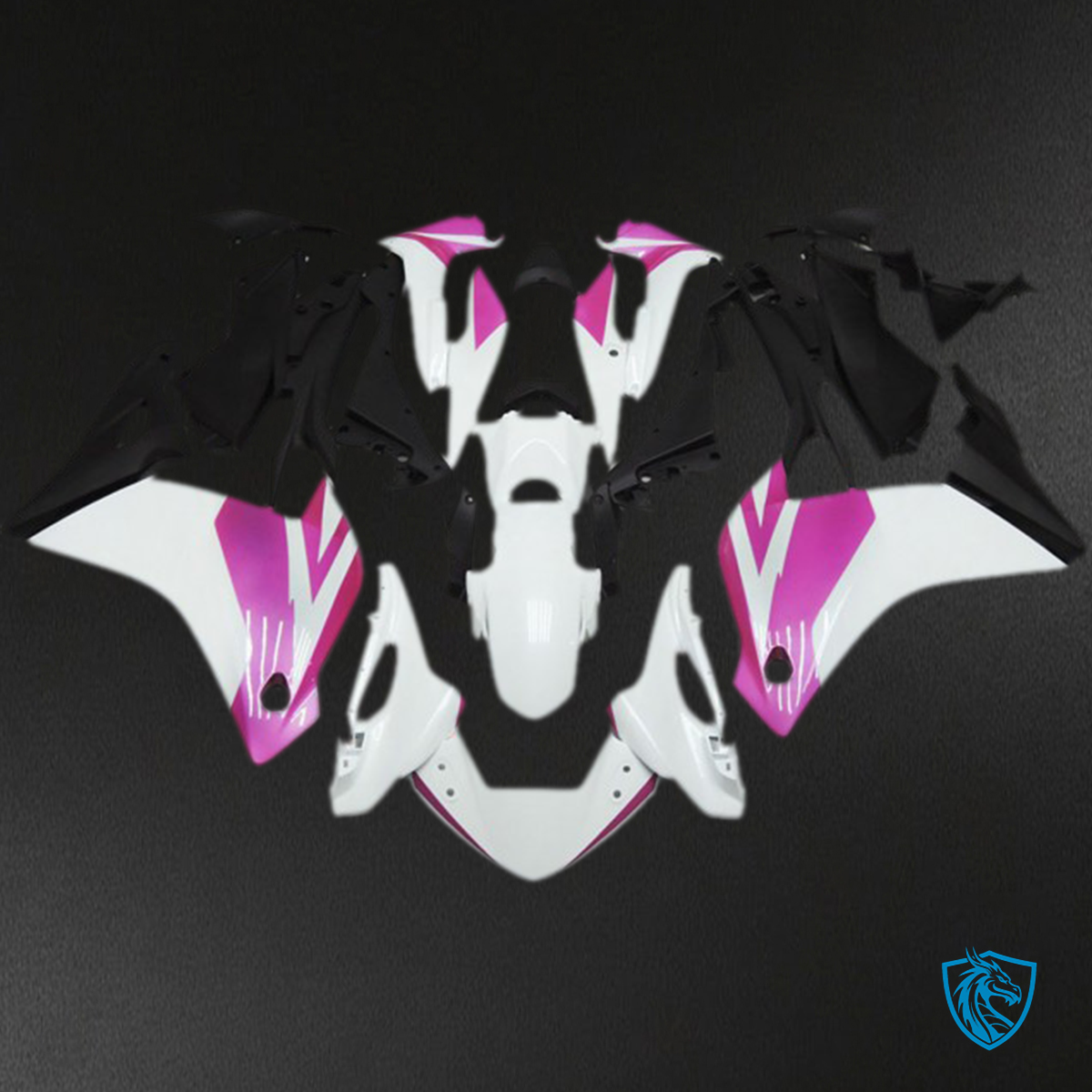 Honda CBR250RR (2011-2014) Pink & White Gloss - MERGEment Motorcycle Fairings Kit
