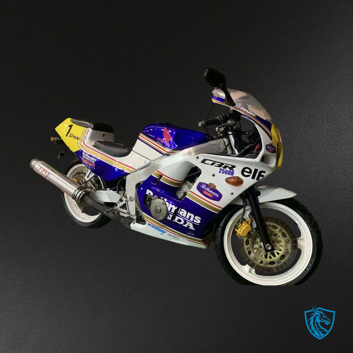 Honda CBR250RR MC19 1988-1989) Yellow & Blue - Fairing Kit