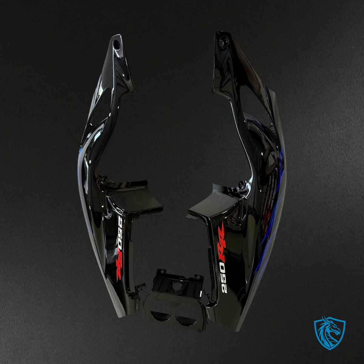 Honda CBR250RR MC22 (1990-1998) Black & Blue - Fairing Kit