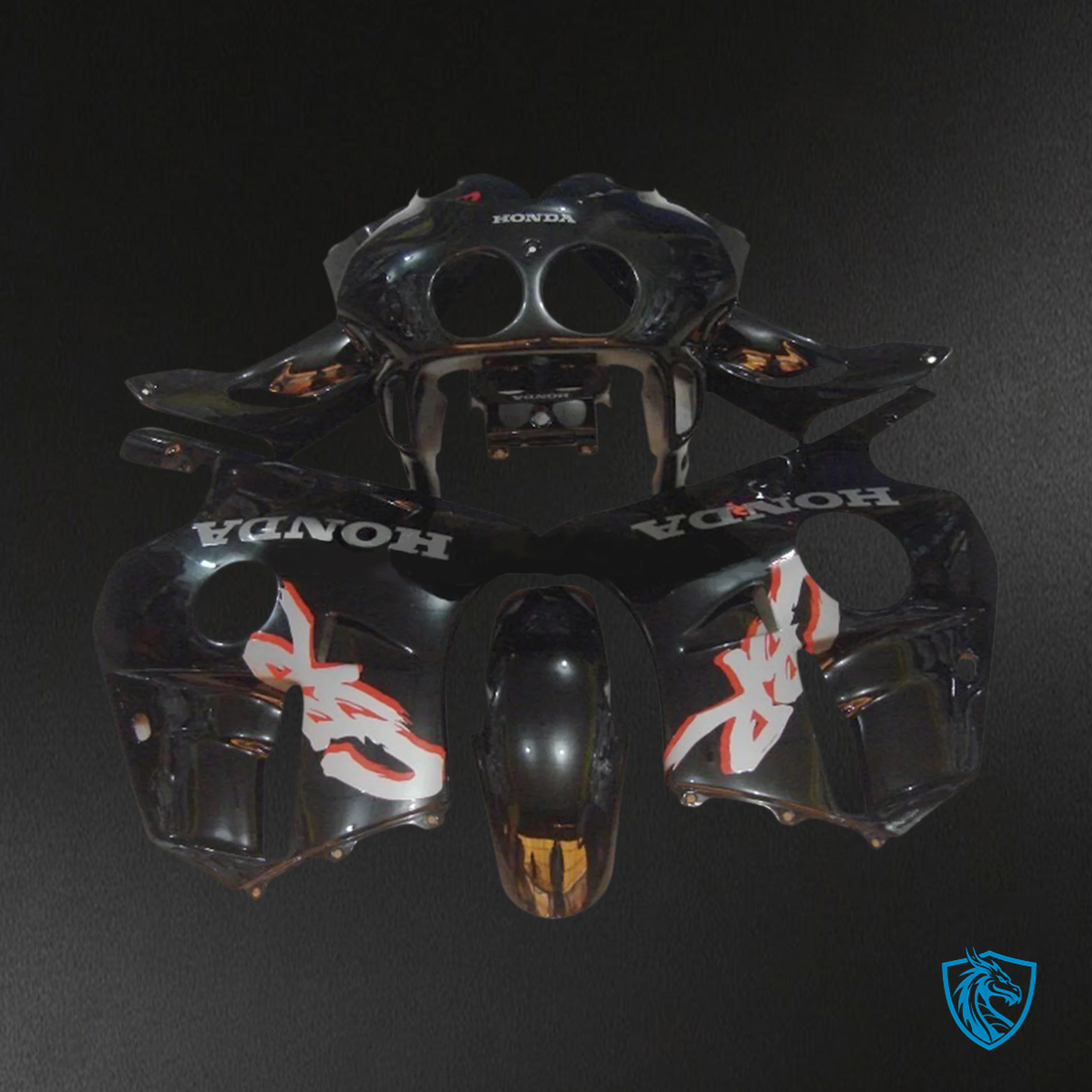 Honda CBR250RR MC22 (1990-1998) Black - Fairing Kit