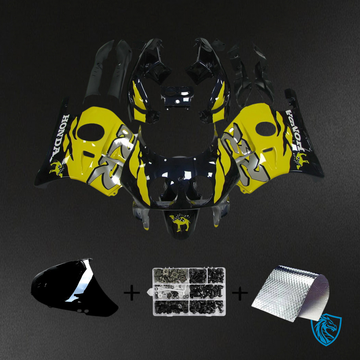 Honda CBR250RR MC22 (1990-1998) Black & Yellow - Fairing Kit