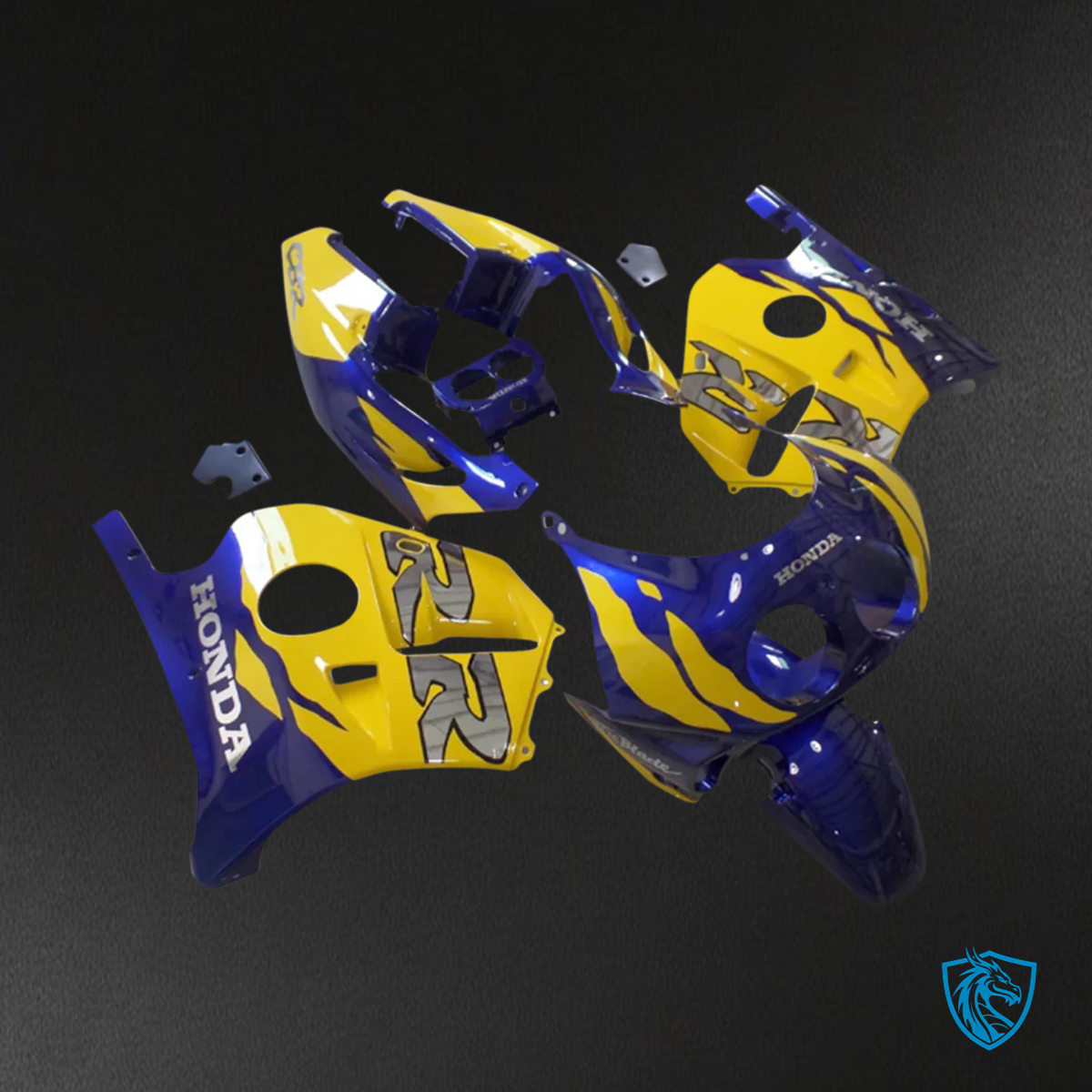 Honda CBR250RR MC22 (1990-1998) Blue & Yellow - Fairing Kit