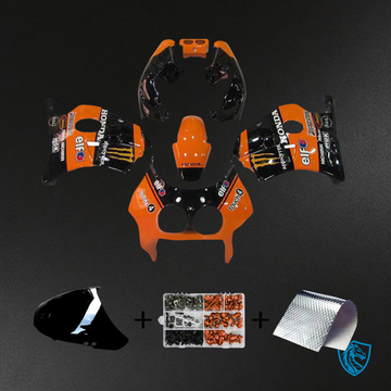 Honda CBR250RR MC22 (1990-1998) Orange & Black - Fairing Kit