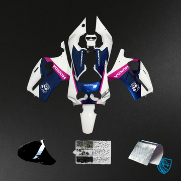 Honda CBR250RR MC22 (1990-1998) Pink & Blue - Fairing Kit