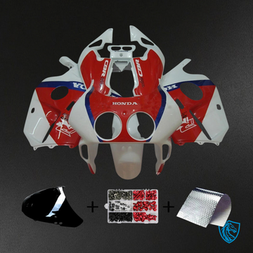 Honda CBR250RR MC22 (1990-1998) Red & White - Fairing Kit
