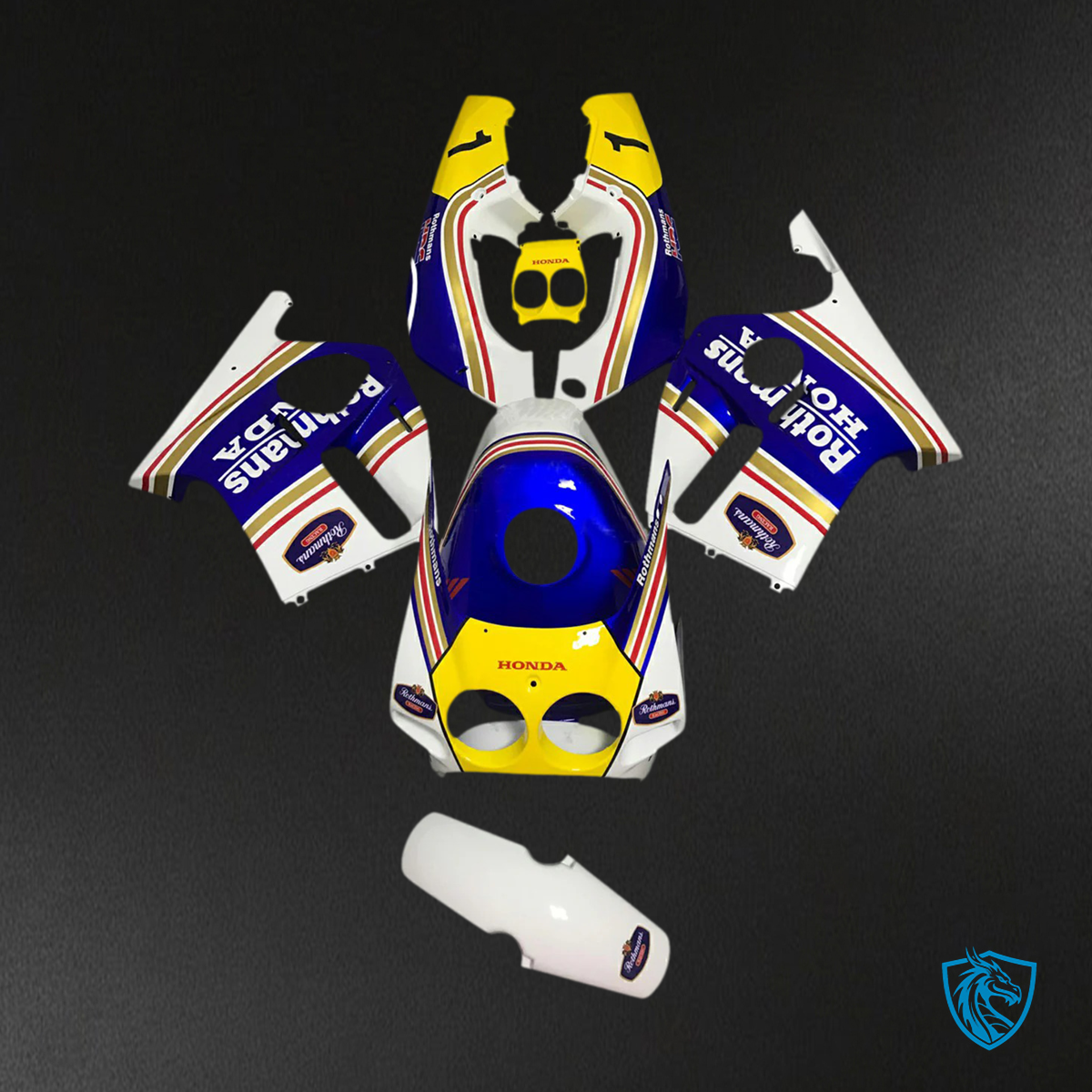 Honda CBR250RR MC22 (1990-1998) Yellow & Blue - Fairing Kit