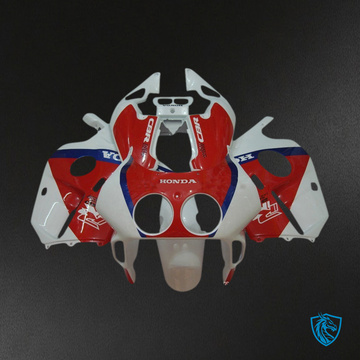 Honda CBR250RR MC22 (1990-1998) Fairing Kit - Gloss White, Red & Blue - ABS Bodywork