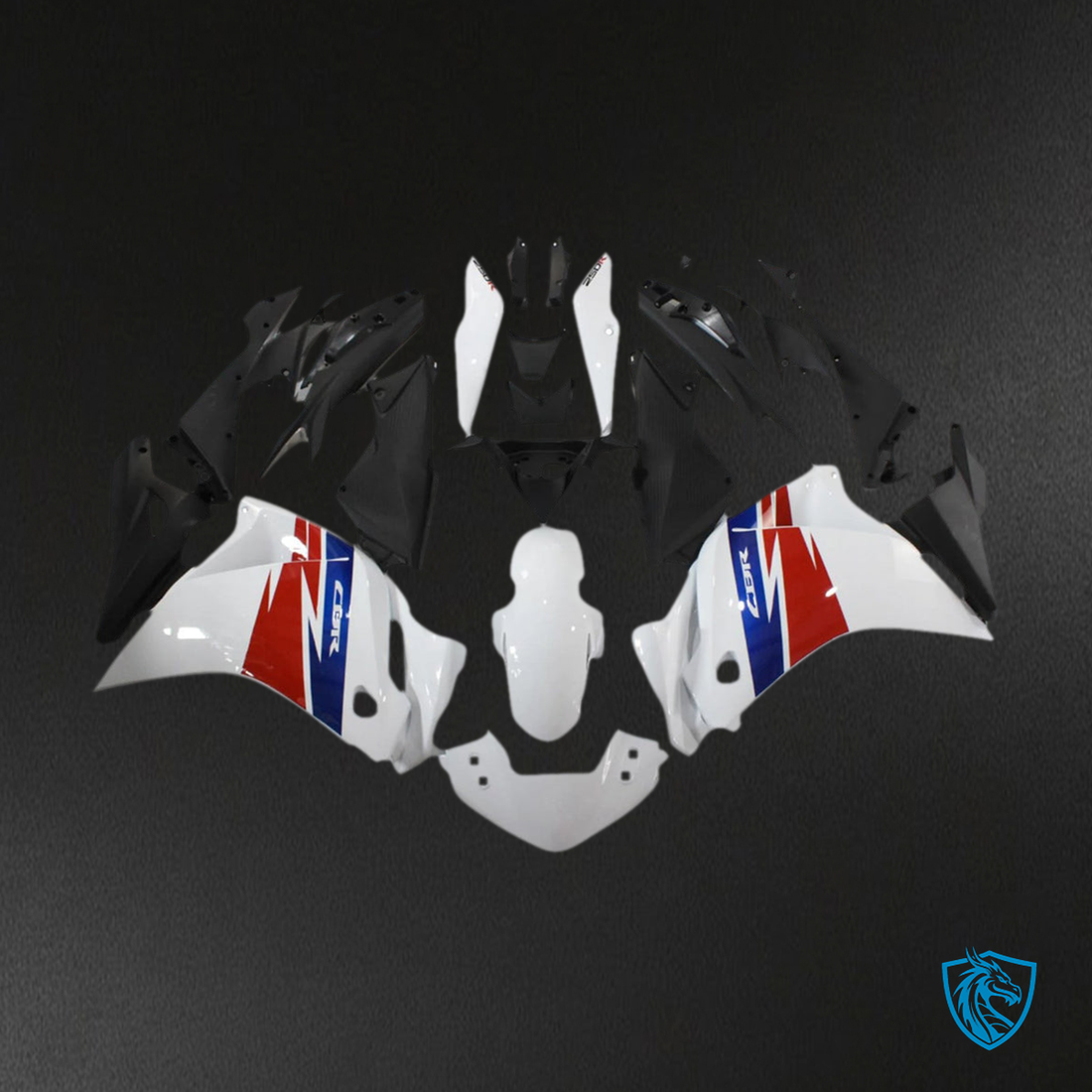 Honda CBR250R (2011-2015) Fairing Kit - White, Red, Blue and Black - ABS Bodywork