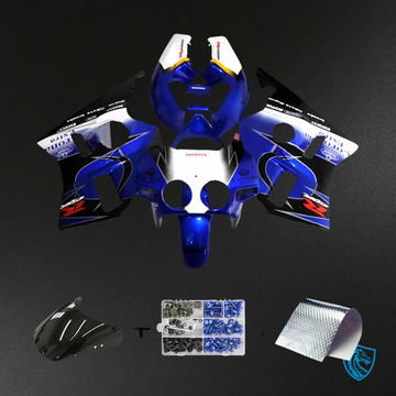 Honda CBR400RR NC23 (1987-1989) Blue & Black - Fairing Kit