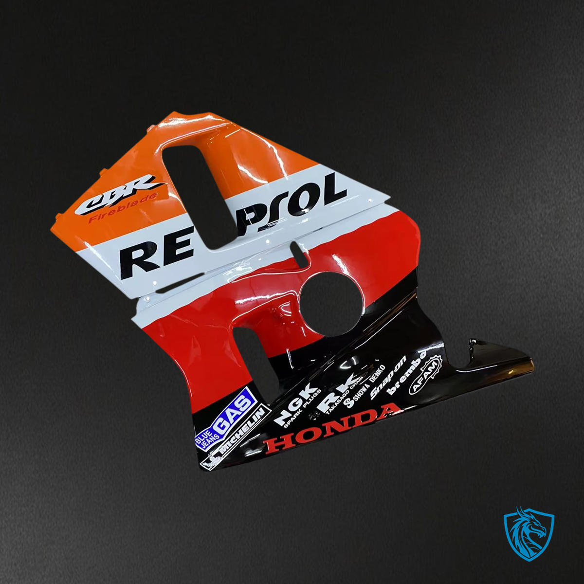 Honda CBR400RR NC23 (1987-1989) Orange & Red Repjol - Fairing Kit