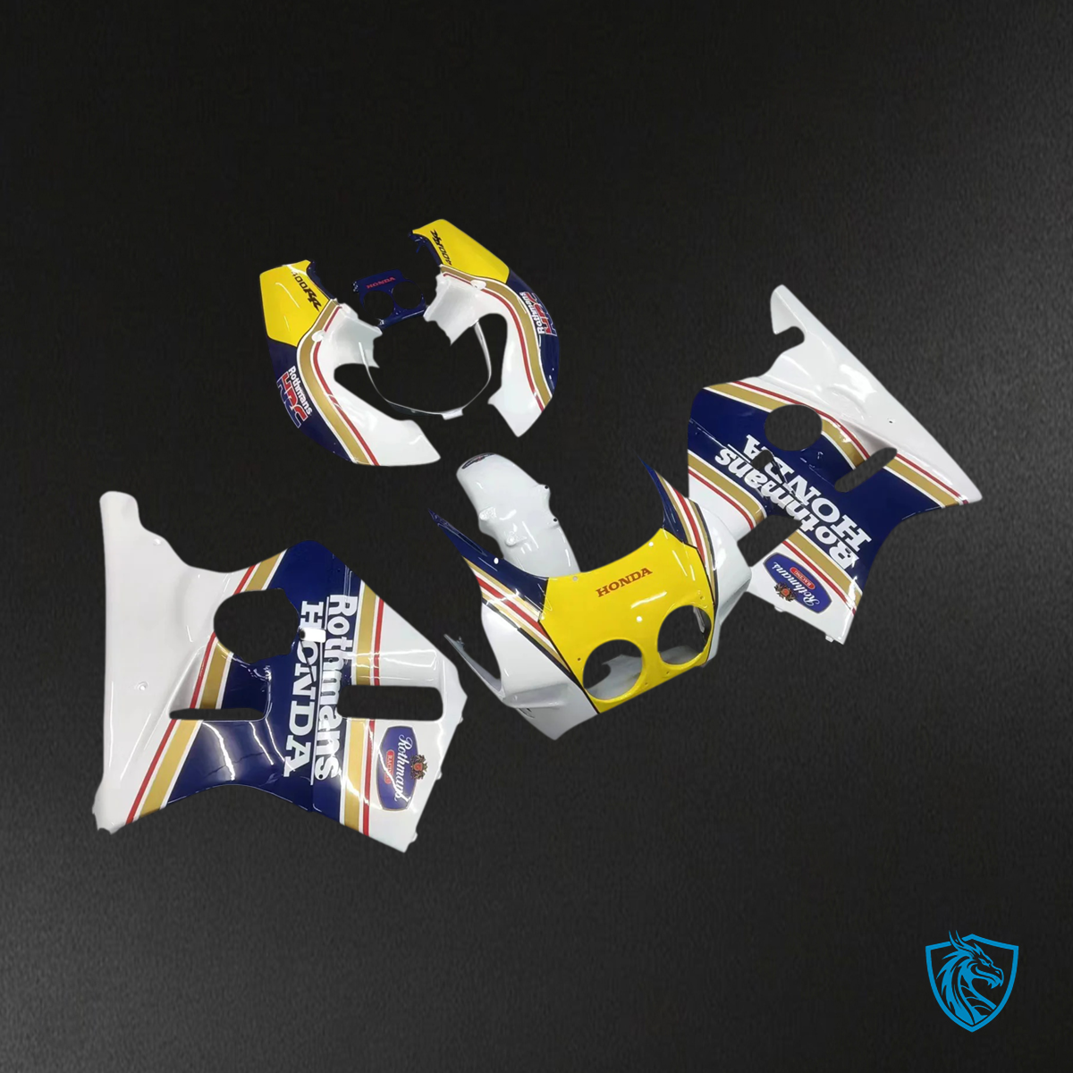 Honda CBR400RR NC23 (1987-1989) Yellow & Blue - Fairing Kit