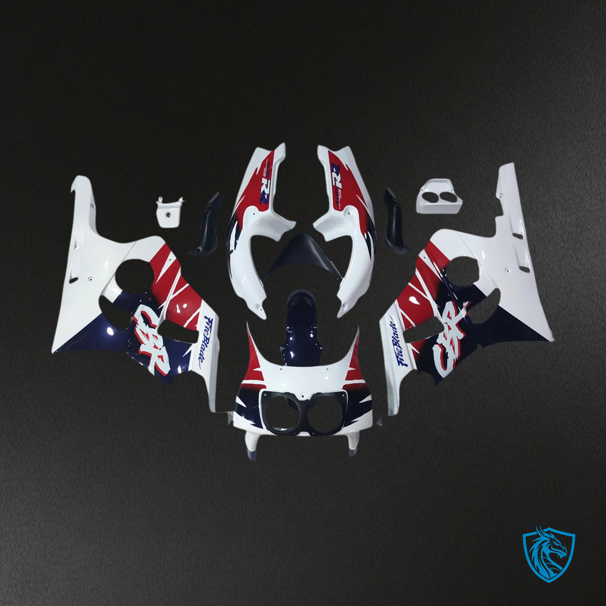 Honda CBR400RR NC29 (1990-1999) Red & Blue - Fairing Kit