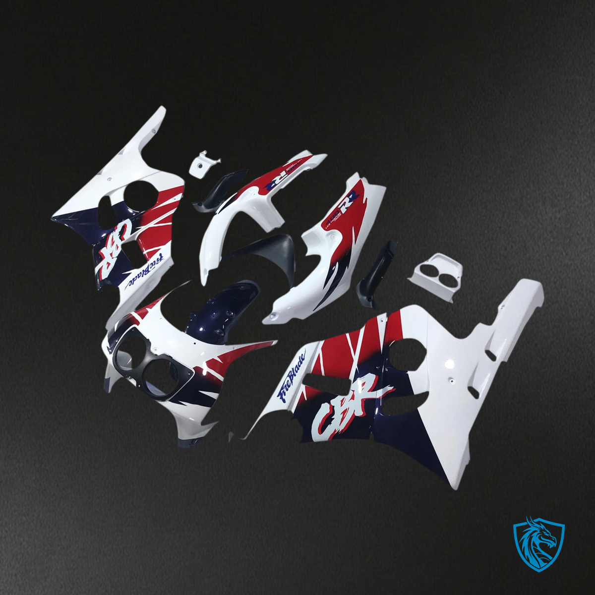 Honda CBR400RR NC29 (1990-1999) Red & Blue - Fairing Kit