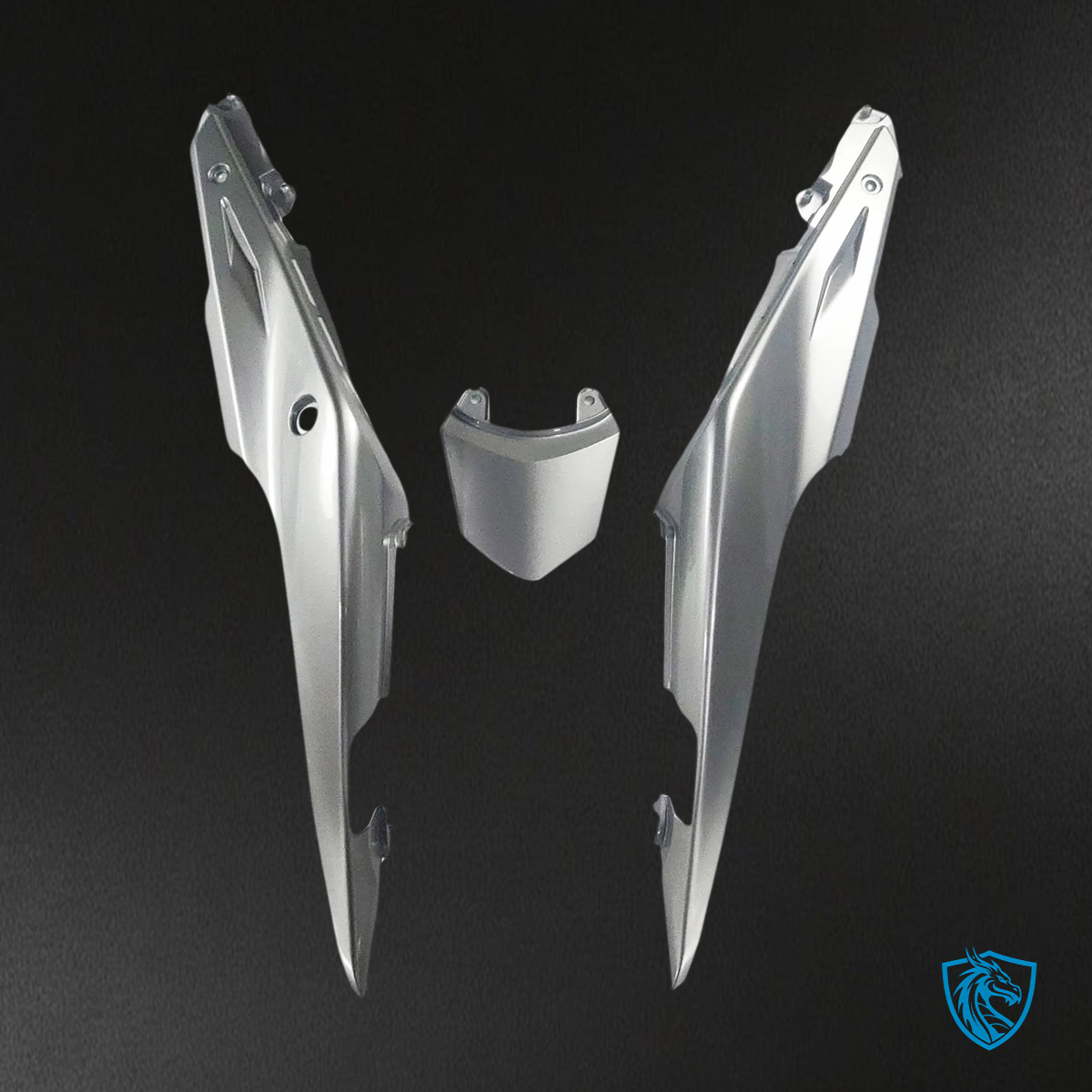 Honda CBR500R (2013-2015) Silver & Black - Fairing Kit