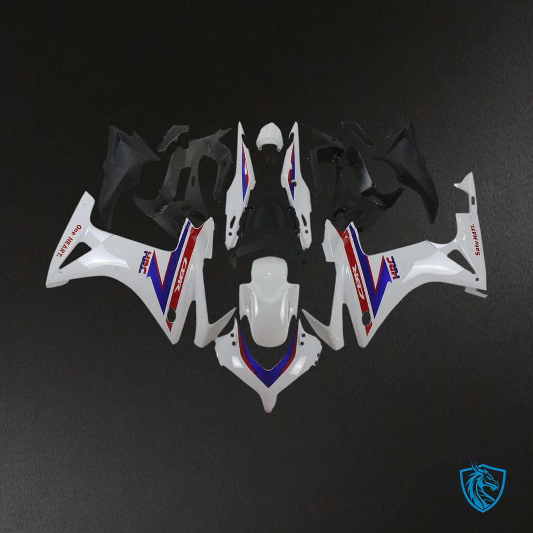 Honda CBR500R (2013-2015) Red & Blue Style 2 - Fairing Kit