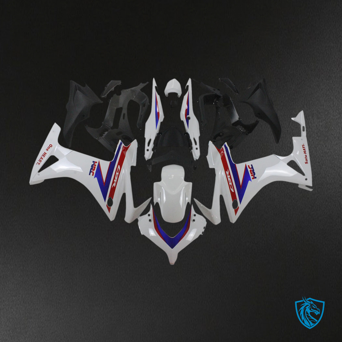 Honda CBR500R (2013-2015) Red & Blue Style 2 - Fairing Kit