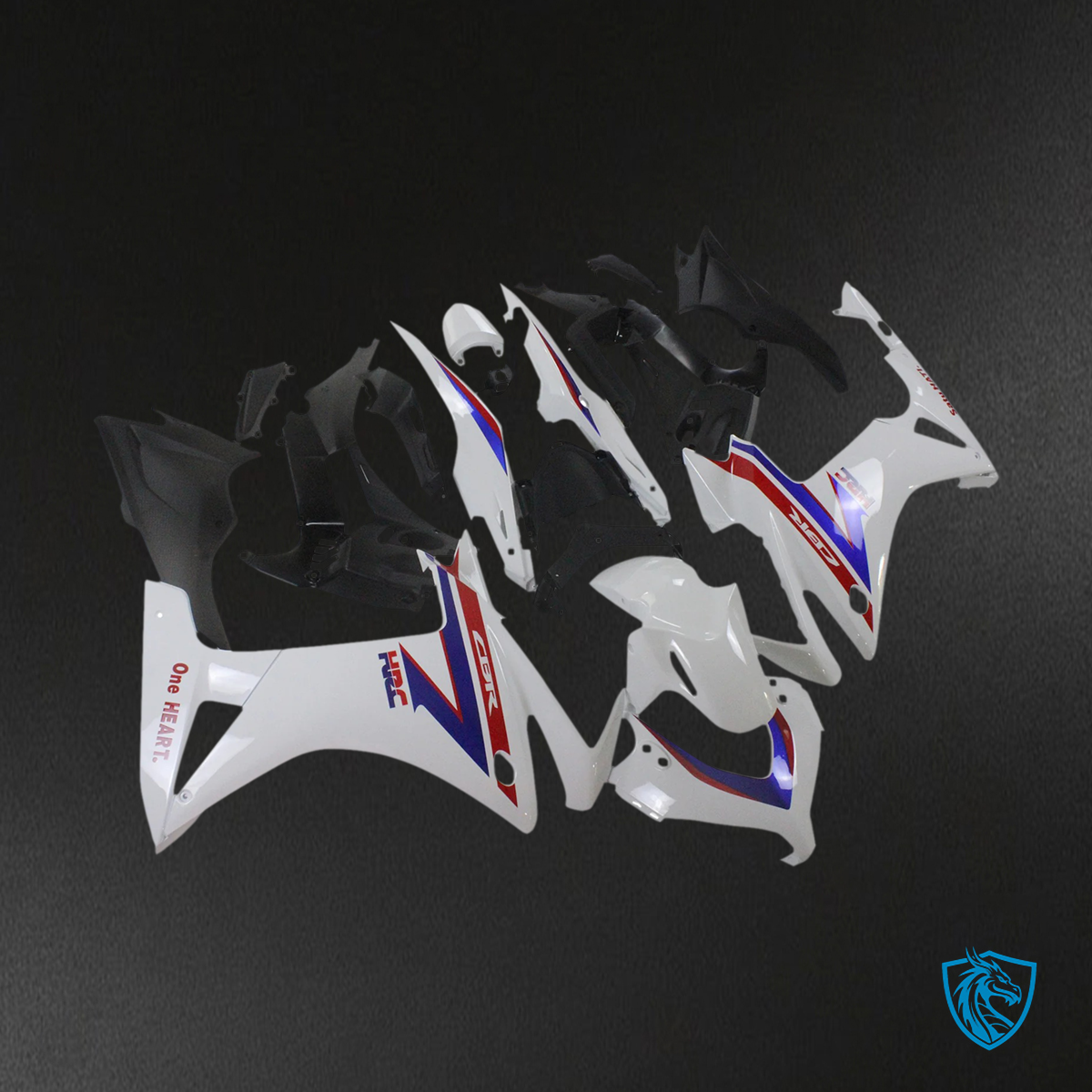 Honda CBR500R (2013-2015) Red & Blue Style 2 - Fairing Kit