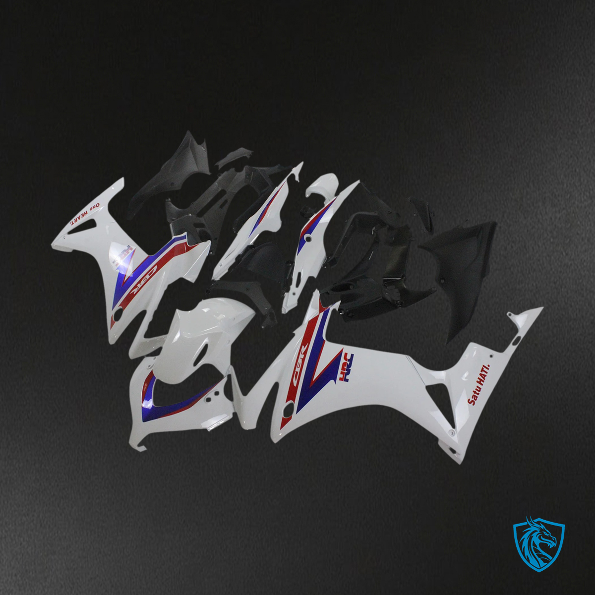 Honda CBR500R (2013-2015) Red & Blue Style 2 - Fairing Kit