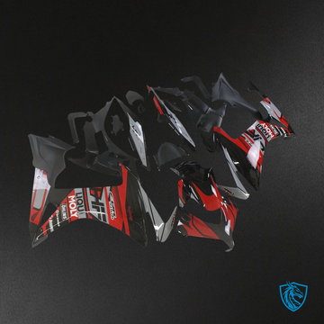 Honda CBR500R (2013-2015) Red & Gray Style 1 - Fairing Kit