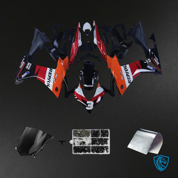 Honda CBR500R (2013-2015) Red & Orange Repjol - Fairing Kit