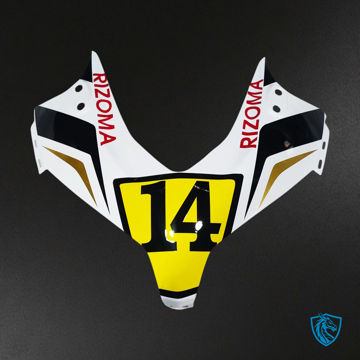 Honda CBR500R (2013-2015) White & Black - Fairing Kit