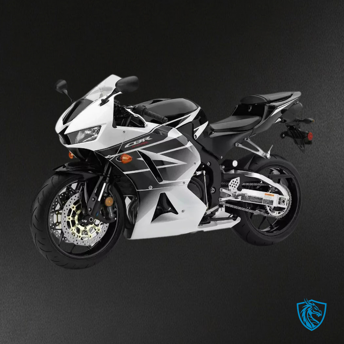 Honda CBR500R (2013-2015) White & Black - Fairing Kit