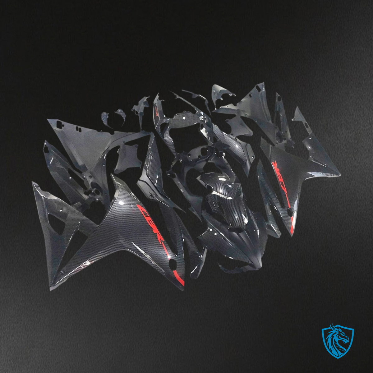 Honda CBR500R (2016-2018) Carbon Fiber Pattern - Fairing Kit