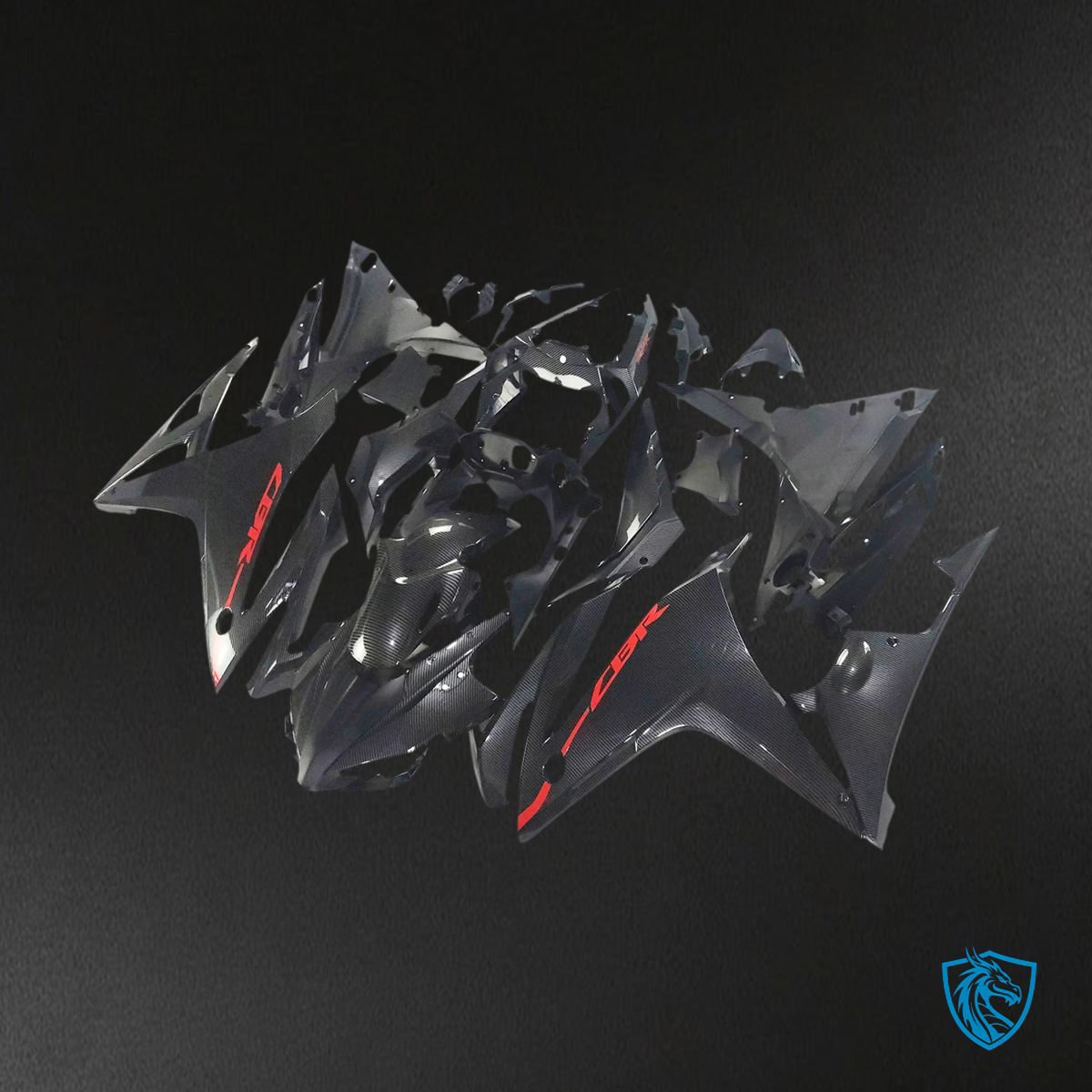 Honda CBR500R (2016-2018) Carbon Fiber Pattern - Fairing Kit